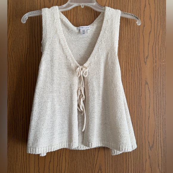 Sincerely Jules Cream Knit Tank Top - Picture 1 of 2